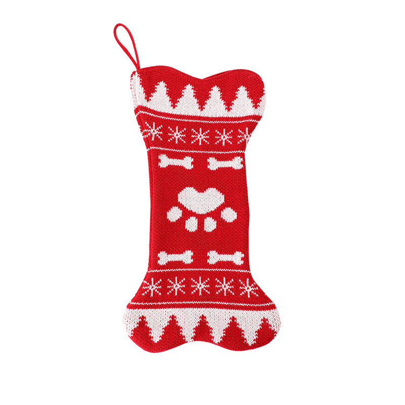 Christmas Decorations Bone Socks Bone Christmas Socks Pendants Christmas Decorations Candy Gift Bags - V.I.P Digital Presence