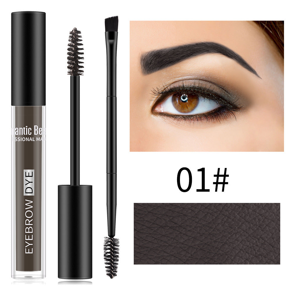 Romantic Beauty Two-Headed Brow Brush For Long-Lasting Styling Waterproof Perspiration-Proof Brow Dye - V.I.P Digital Presence