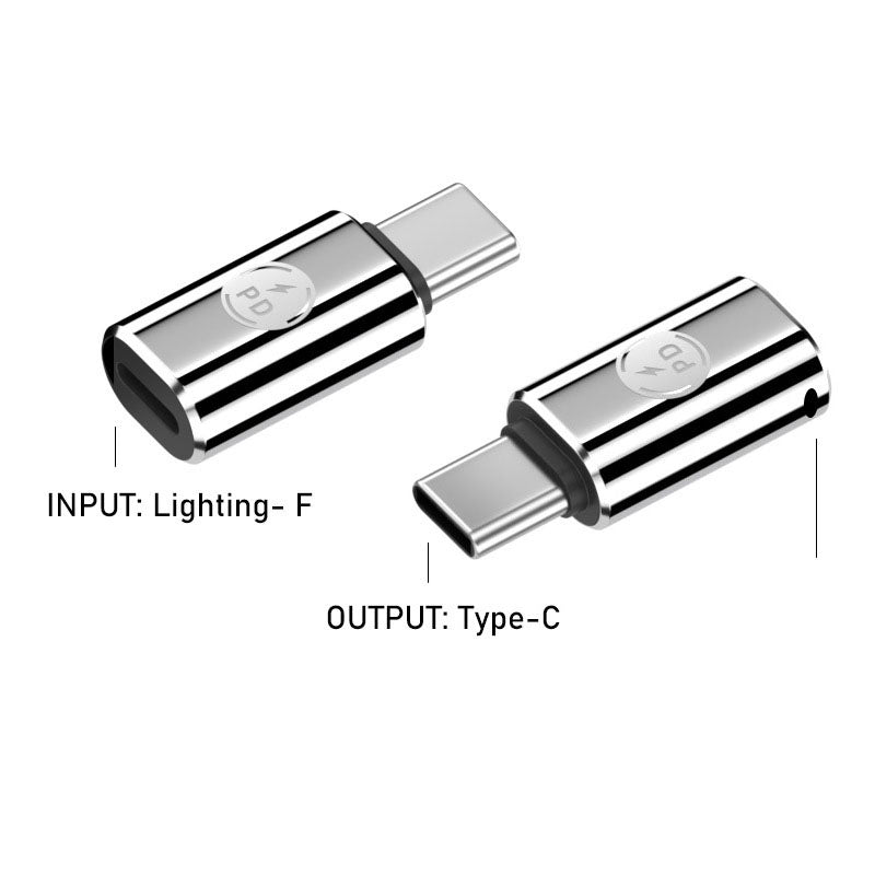 Lighting female to TYPE-C male 27W fast charging adapter suitable for Apple 15 mobile phone charging converter - V.I.P Digital Presence