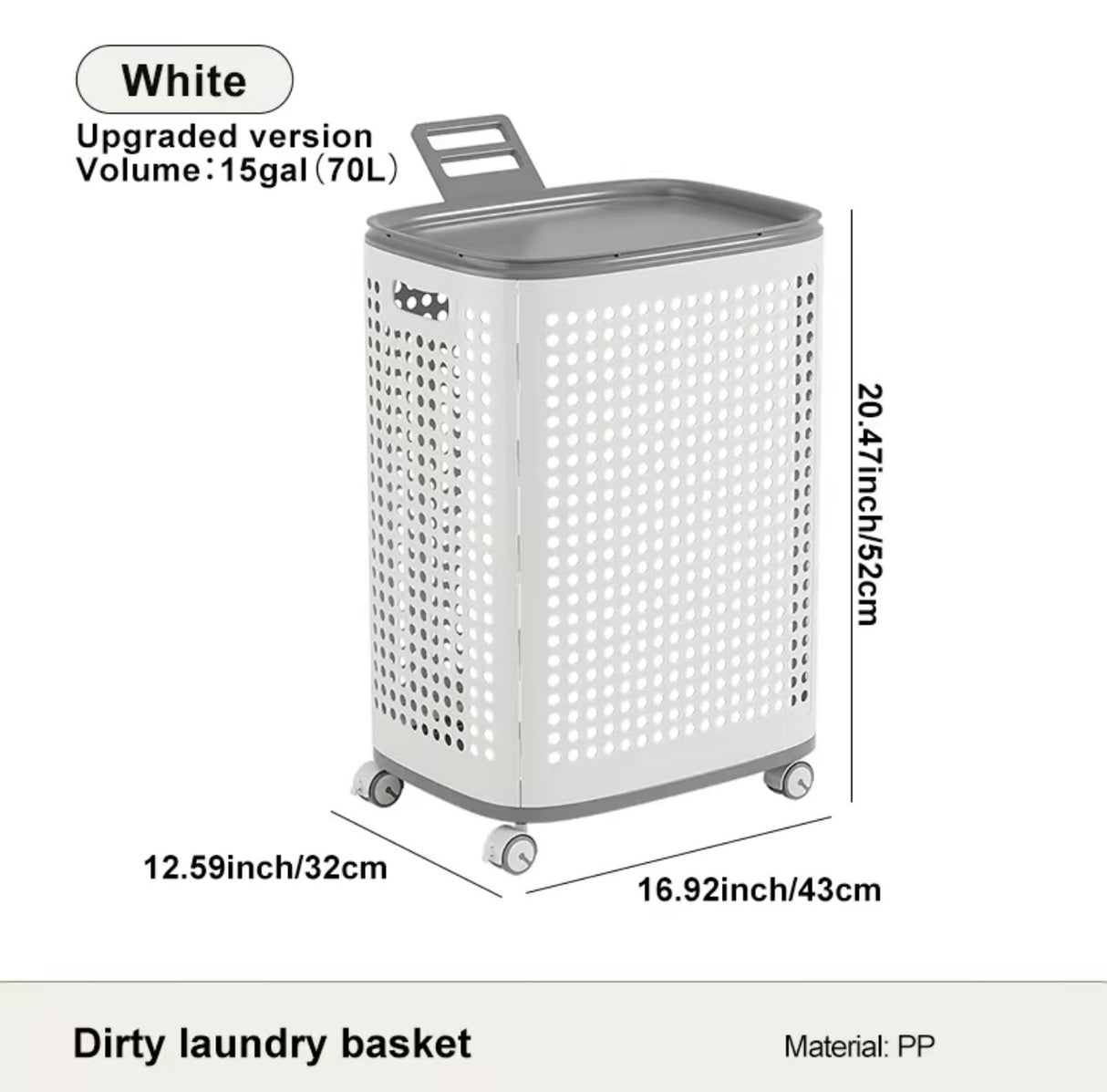 RollEase Laundry Hamper