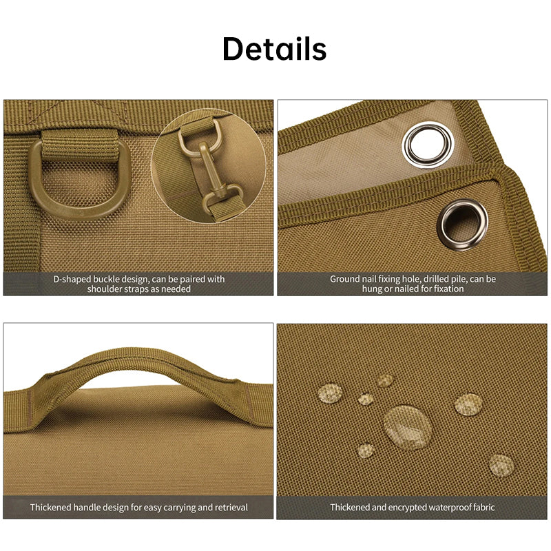 Outdoor non-slip shooting mat: double, portable, tactical, multi-use for training/camping. - V.I.P Digital Presence