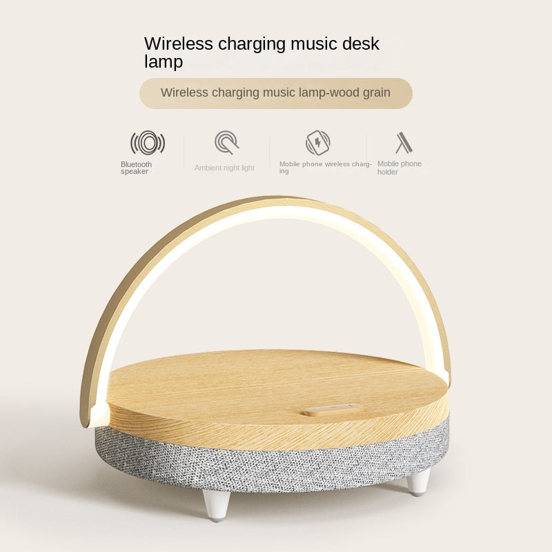 Living desk lamp, mobile phone, wireless charging, Bluetooth speaker, minimalist ins, bedside lamp - V.I.P Digital Presence