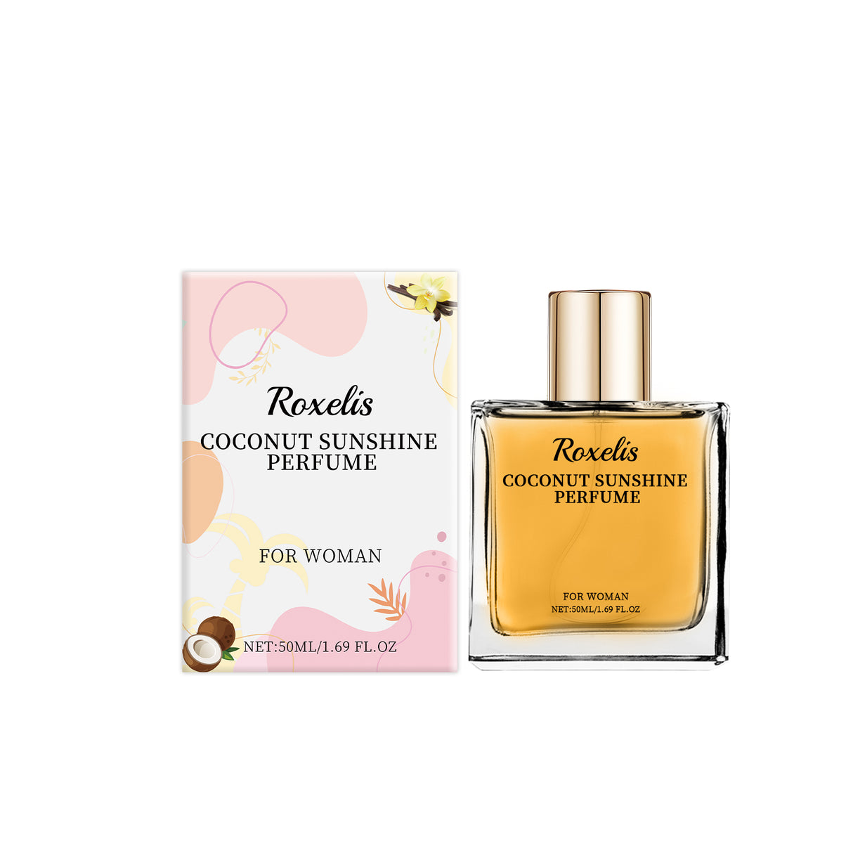 Light Vanilla Coconut Perfume, Fresh Light Fragrance Lasting Light Elegant Exudes Attractive Feminine Fragrance Convenient Perfume - V.I.P Digital Presence