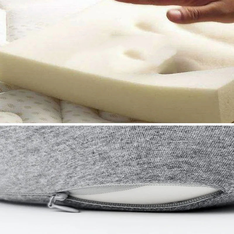 Memory Foam Neck Pillow Cervical Vertebra Travel Portable Noon Break Aircraft U Type Of Pillow Sleep Camping Pillow Carry Bag - V.I.P Digital Presence