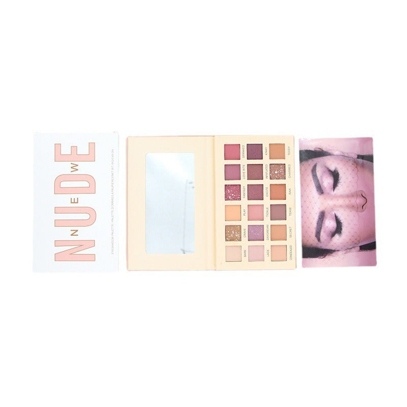 18-color Desert Rose Matte Pearlescent Eyeshadow Palette Earth Color Multi-purpose Color Eyeshadow Palette - V.I.P Digital Presence