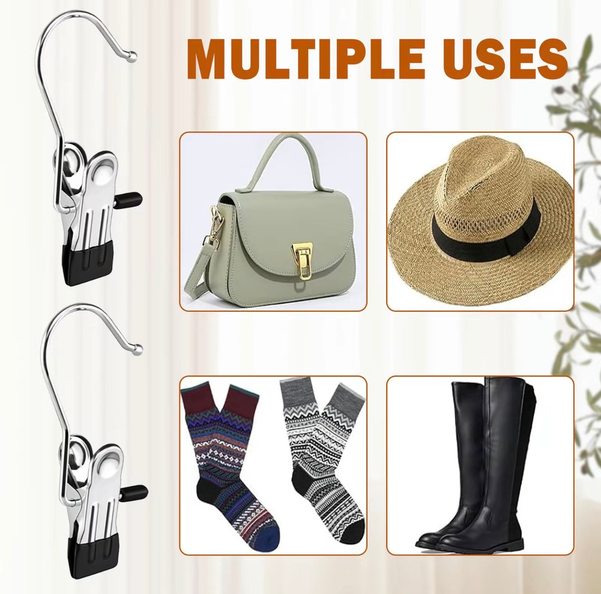 ClipRack Closet Hooks