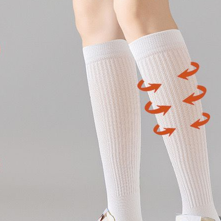 Pressure socks calf socks women's socks solid color thin mesh sweat absorbing breathable odor proof compression socks - V.I.P Digital Presence