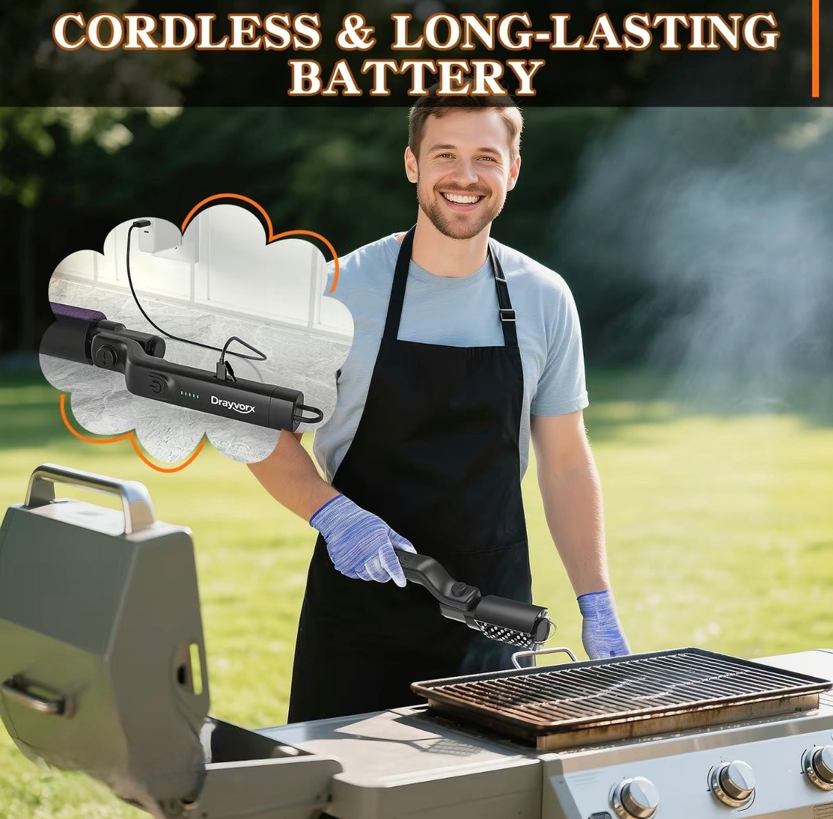 GrillForce Electric Brush