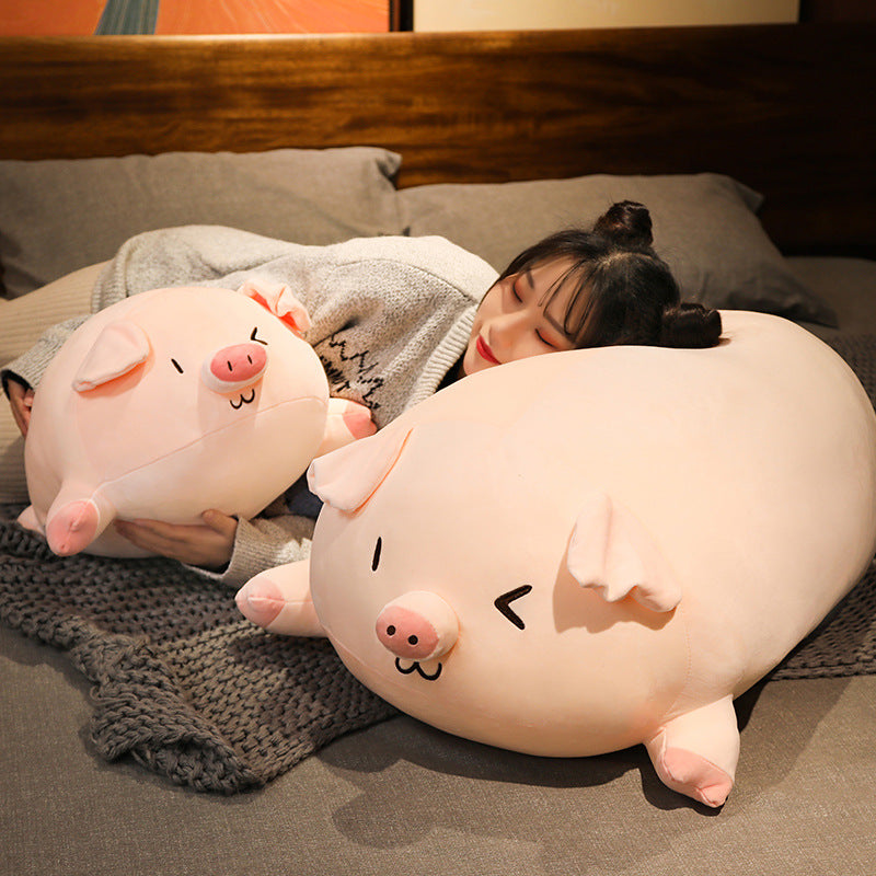 Cute Party Pig Doll Plush Toy Soft Cute Pig Pillow Down Cotton Large Animal Pillow - V.I.P Digital Presence