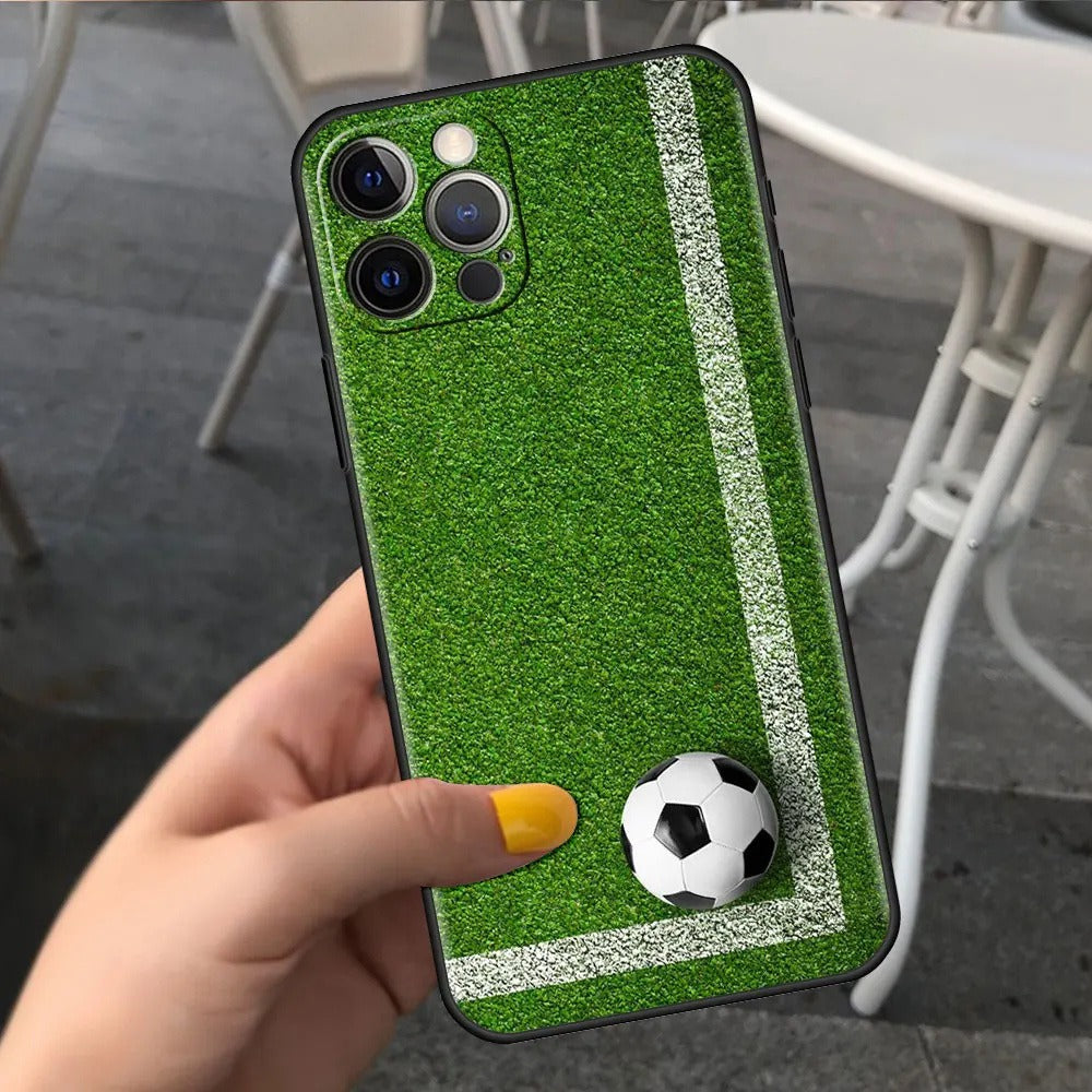 Adecuado para funda de teléfono de fútbol para iPhone 15