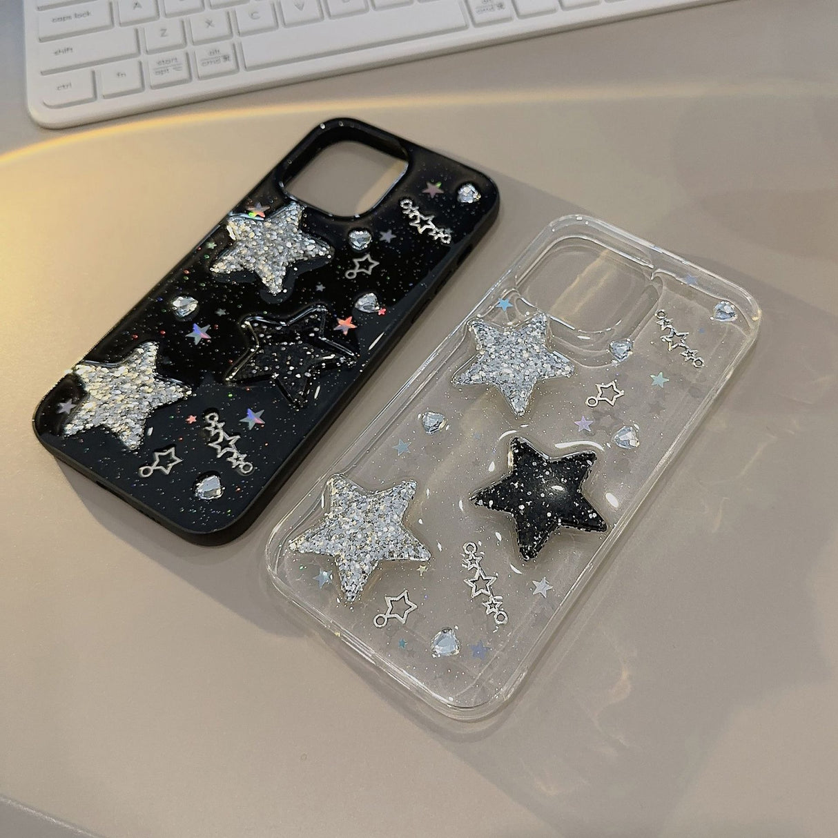 Sweet Cool 3D Star iPhone 14 Apple Phone Case 13 Drop Glue X/8 Spicy Girl 12/11 Suitable for 15promax - V.I.P Digital Presence