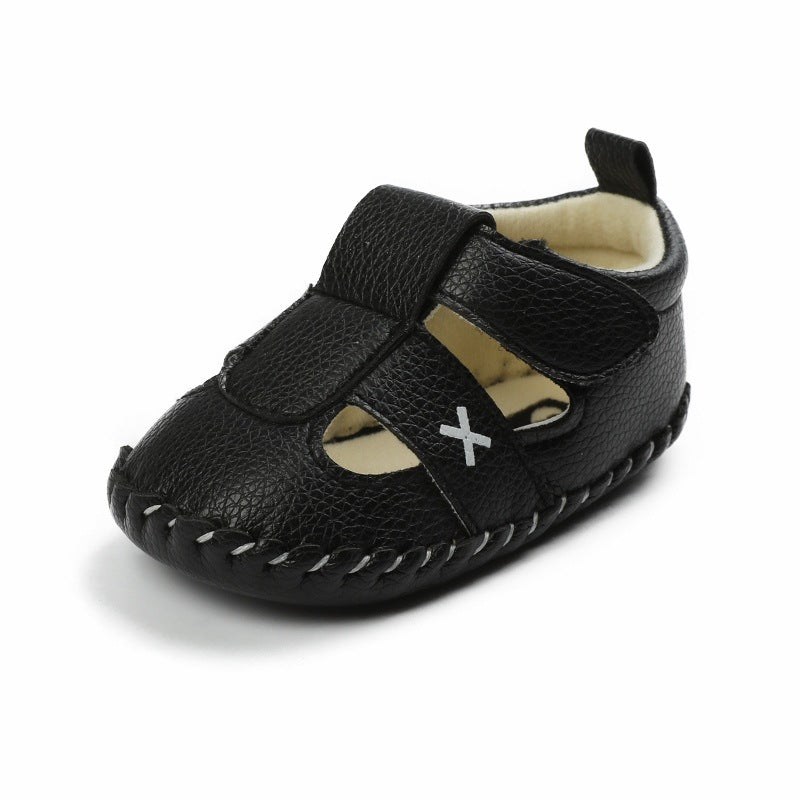 Zapatos de verano para bebés de 0 a 1 años, con suela media hueca, antideslizantes y antipatadas, para niños pequeños