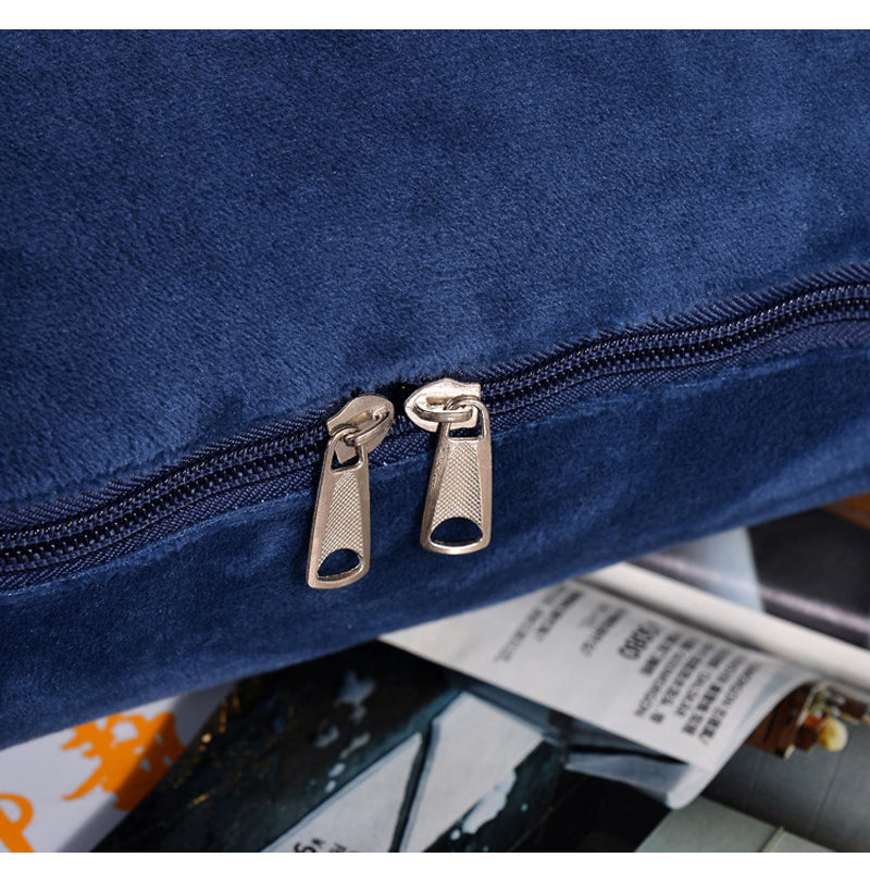 Manta de franela 2 en 1 para sofá de coche, cojín lumbar, manta de aire acondicionado, edredón de retazos plegable, ropa de cama