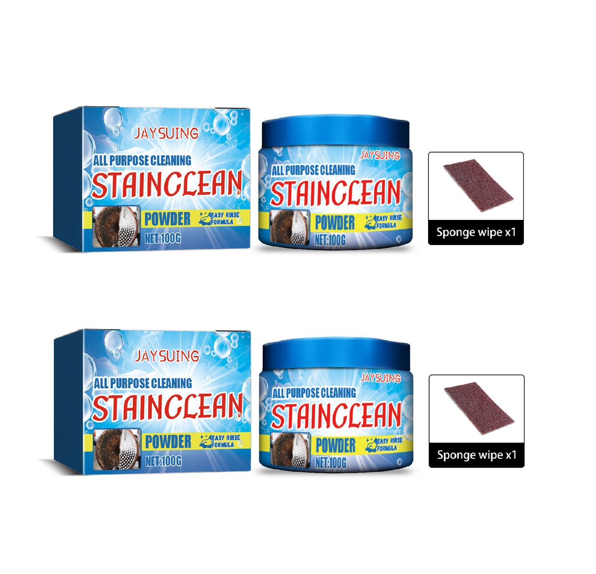 Cleaning Powder, Kitchen Stove Range Hood Tile Dishwashing Sink Heavy Oil Rust Dirt Cleaning Powder - V.I.P Digital Presence