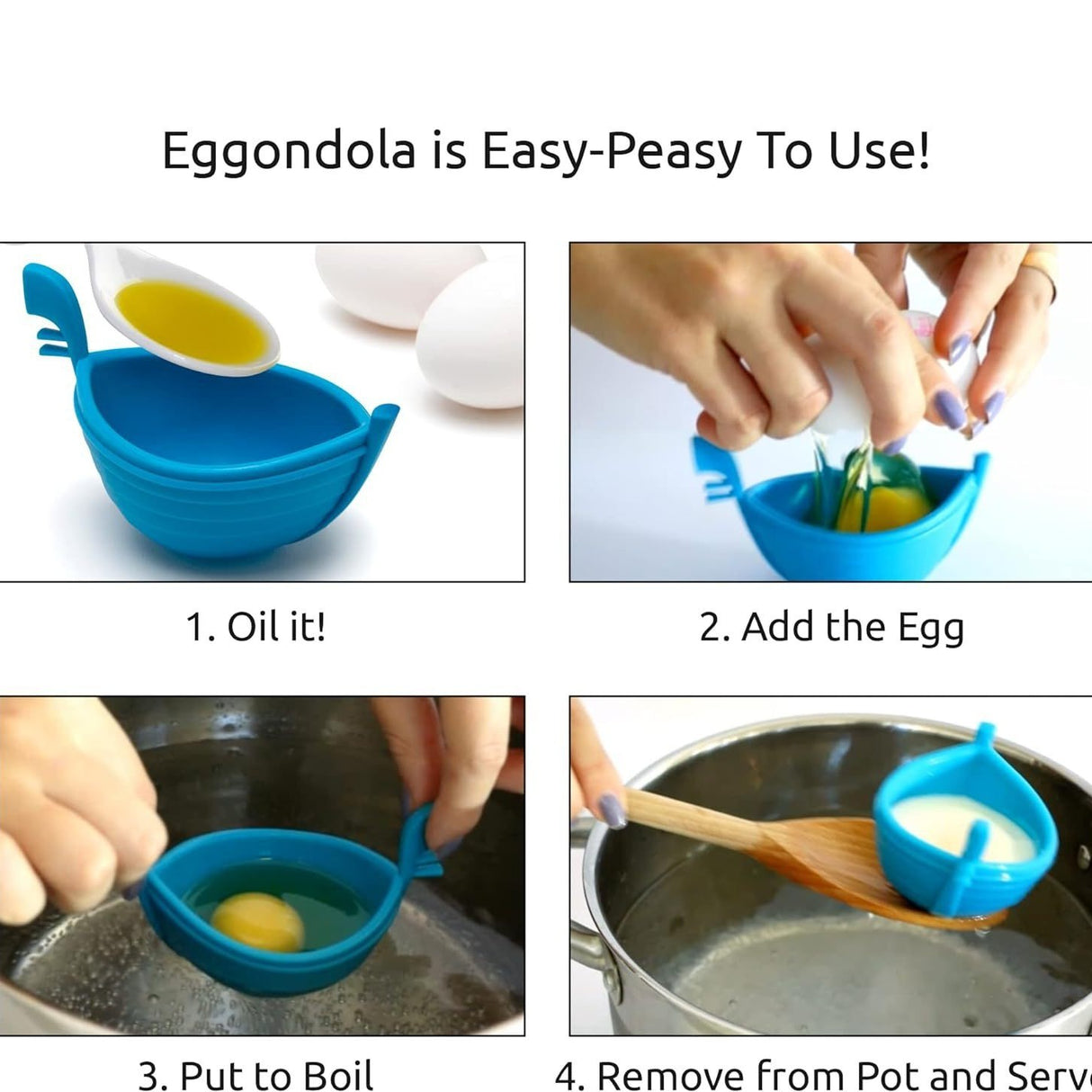 Kitchen practical water wave egg boat water boiled egg maker mold silicone DIY ship boiled egg maker DIY cake frying mold - V.I.P Digital Presence