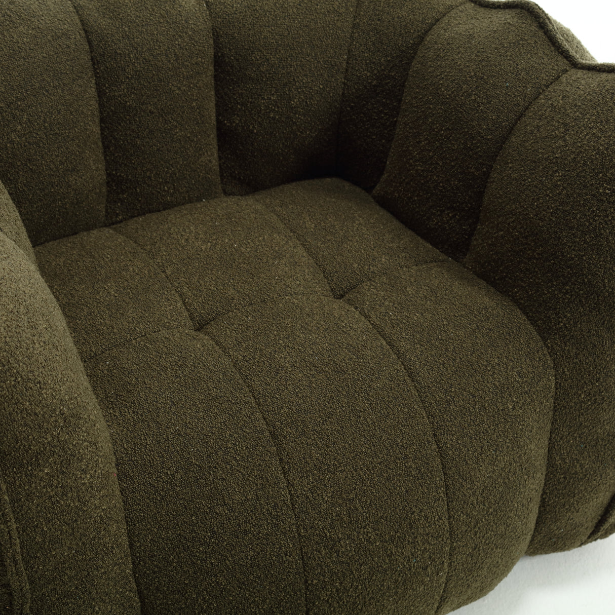 Soft Bean Bag Chair with High Resilient Foam(Chips)for living room and bedroom,Comfortable Square Lazy Sofa with Footstool - V.I.P Digital Presence