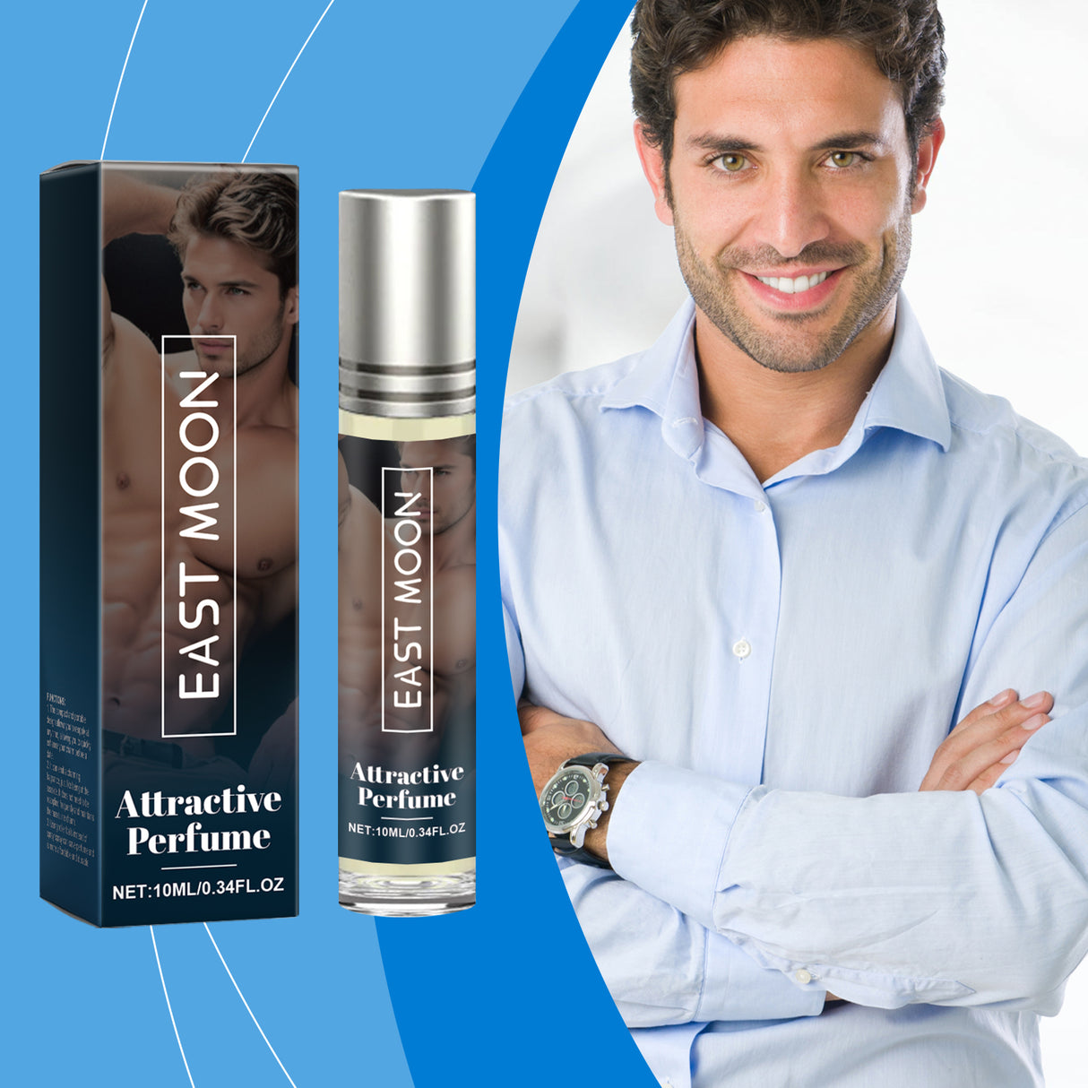 Men's fragrance, fresh charm Keep fragrance enhance charm portable cologne men's perfume - V.I.P Digital Presence