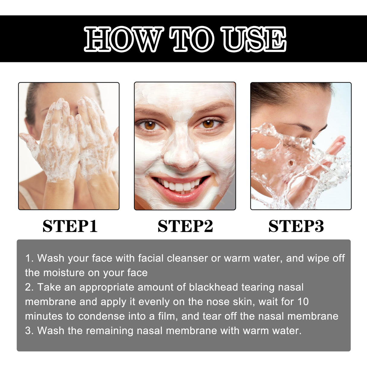 Remove Blackheads Peel Nose Mask, Deep Clean Remove Blackheads Acne And Tighten Pores Strawberry Nose Mask - V.I.P Digital Presence