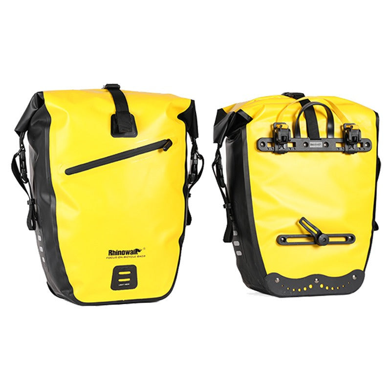 RhinowalkWaterproof Bike Bag 27L Travel Cycling Bag Basket Bicycle Rear Rack Tail Seat Trunk Bags bicycle bags & panniers - V.I.P Digital Presence