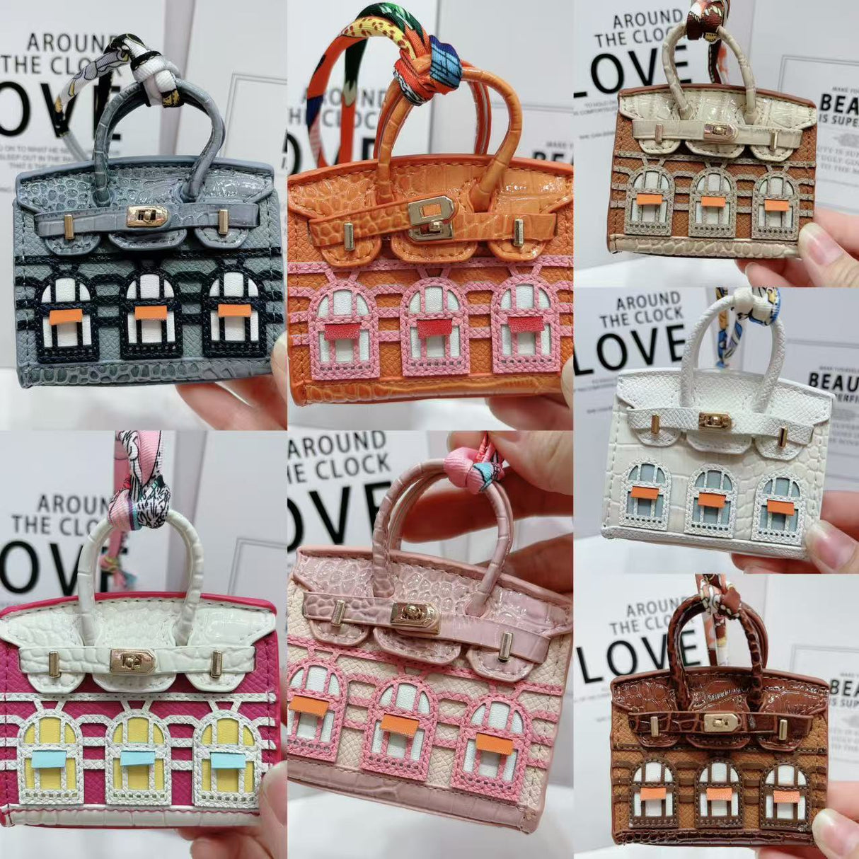 Small house bag mini window pendant headphone bag lipstick car key backpack backpack decoration - V.I.P Digital Presence