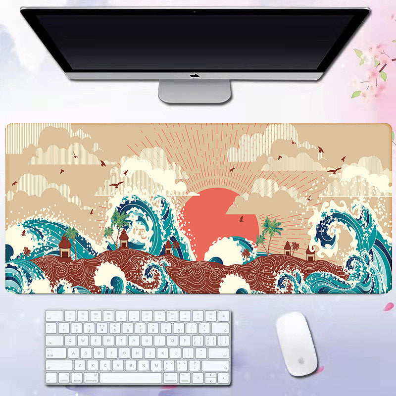 Wave mouse pad advertising game keyboard pad desk pad - V.I.P Digital Presence
