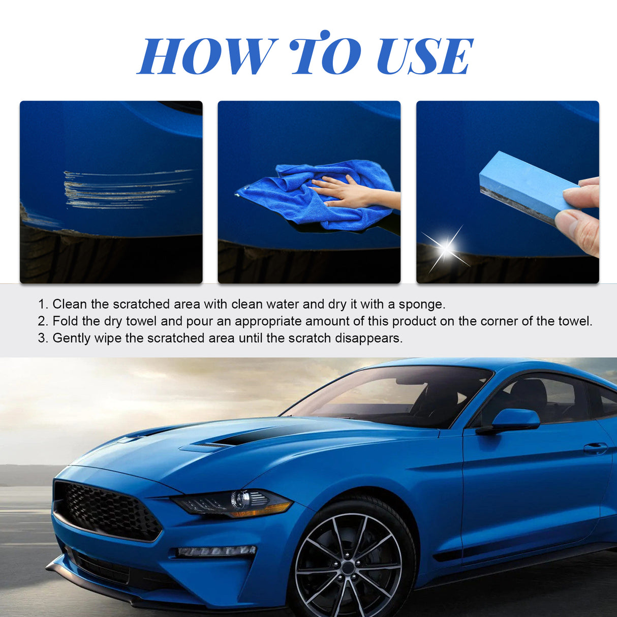 Car Scratch & Swirl Remover, Car Paint Scratches Scratches Repair Cleaning And Polishing Refurbishment Maintenance Kit - V.I.P Digital Presence