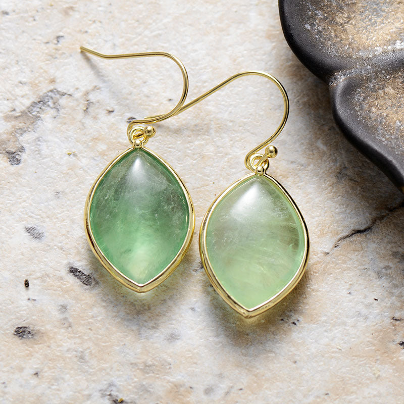Copper Stone Teardrop Earrings - V.I.P Digital Presence