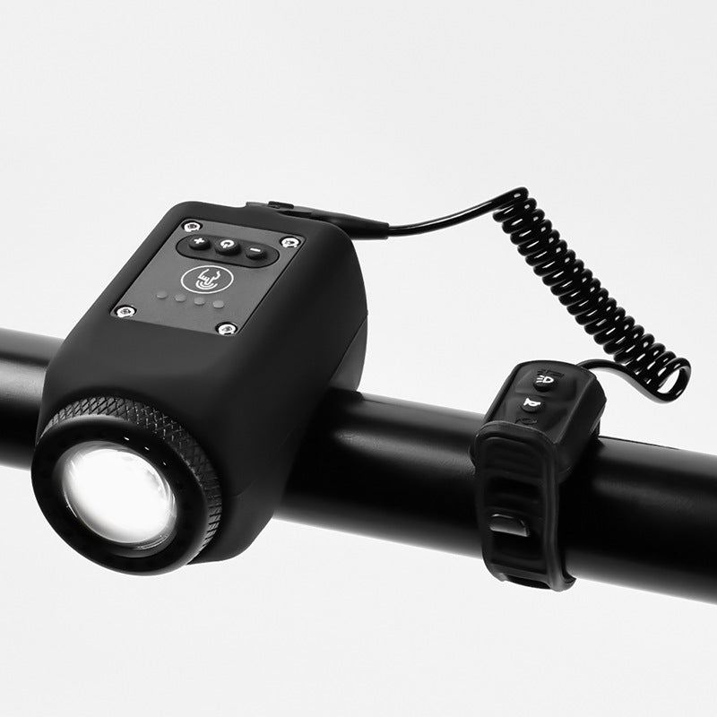 Bicycle lights, mountain road bikes, high decibel horn lights, outdoor cycling, waterproof USB charging bike riding lights - V.I.P Digital Presence