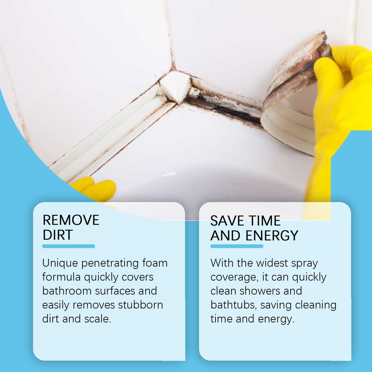 Bathroom Decontamination Cleaning Spray, Clean Bathroom Glass Door Bathtub Decontamination Water Stain Cleaner - V.I.P Digital Presence