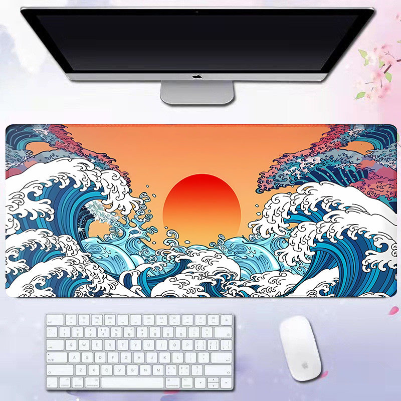 Wave mouse pad advertising game keyboard pad desk pad - V.I.P Digital Presence