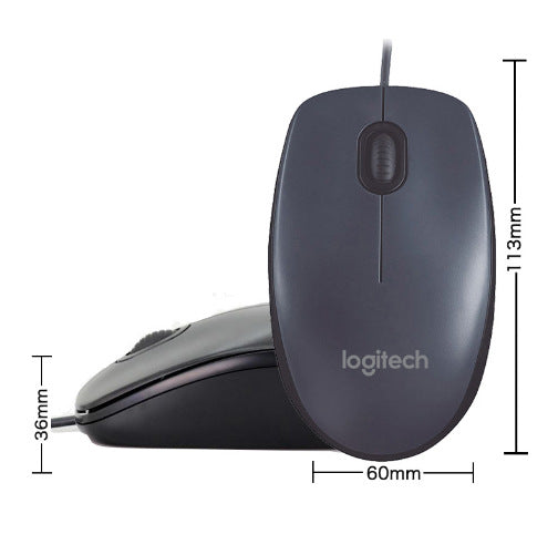 Logitech M91P Enterprise USB Office Mouse, Computer Gaming Wired Mouse - V.I.P Digital Presence