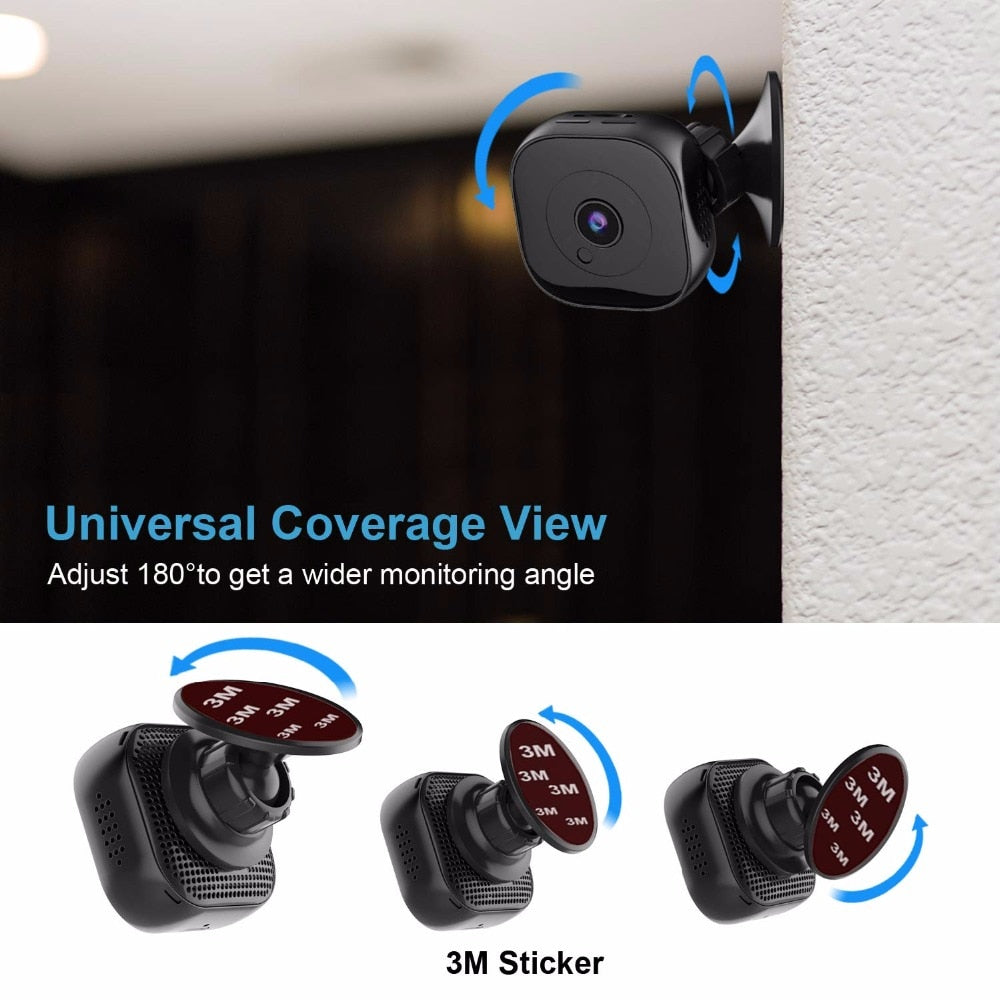 HD 1080P wifi mini camera Infrared Night Version Micro Camera DVR Remote Control Motion Sensor Cam Video recorder Secret Cam - V.I.P Digital Presence