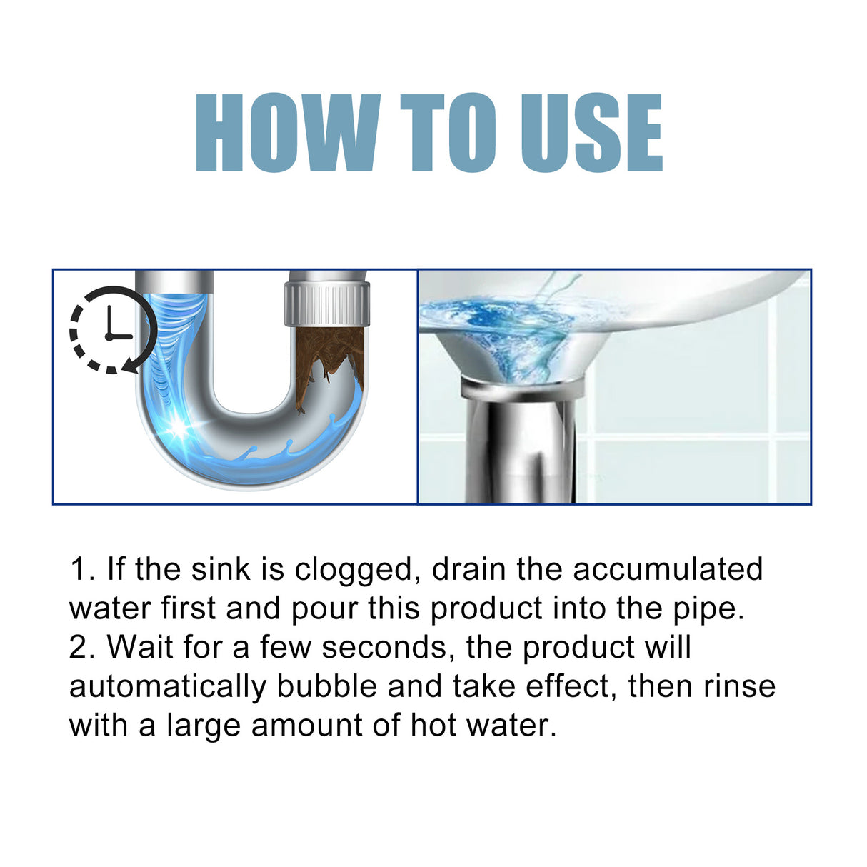 Drain Unclogger, Kitchen Toilet Sewer Pipe Oil Blockage Cleaning Dredging Deodorization - V.I.P Digital Presence