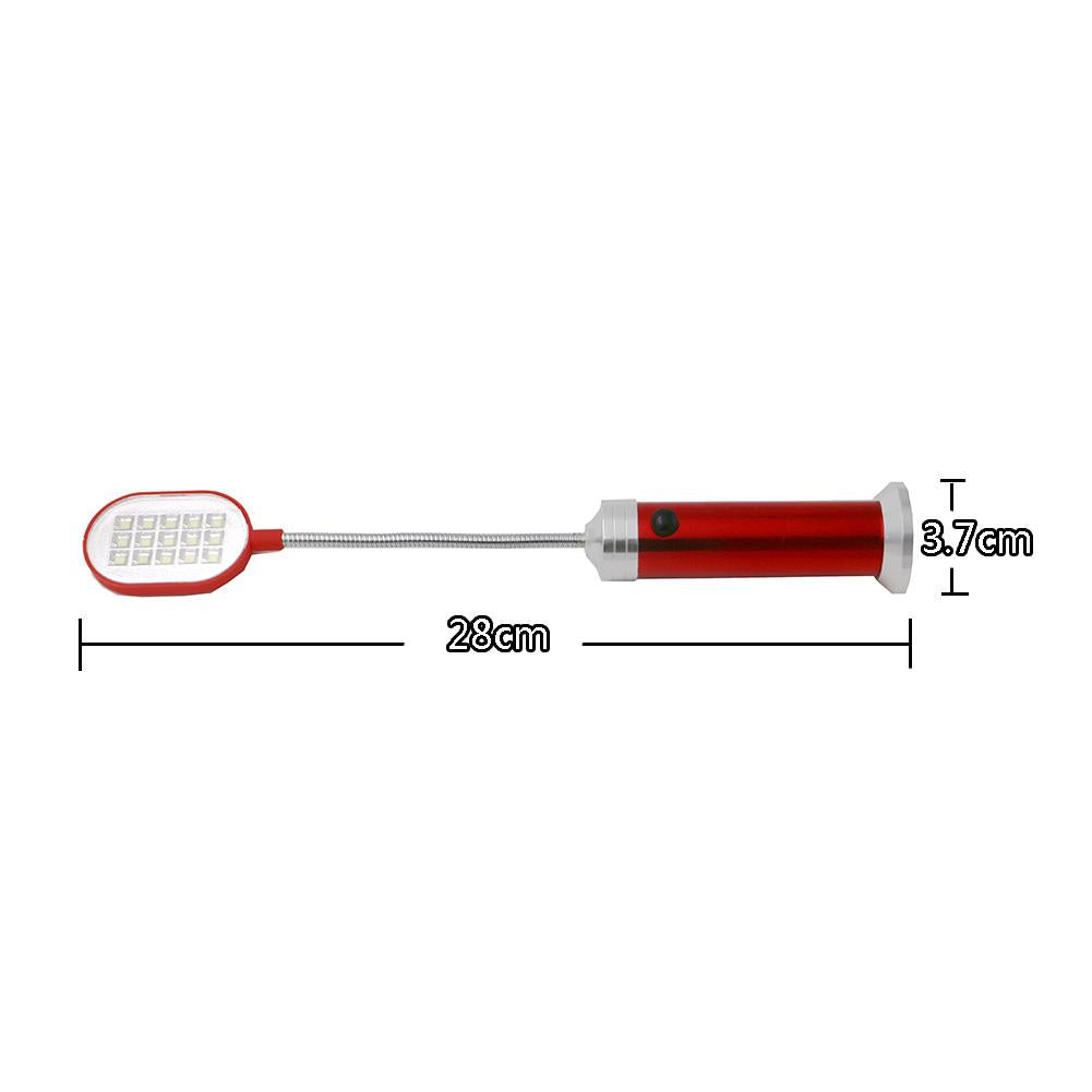 LED Flashlight Flexible 1 Mode Aluminum Desk Light Lamp 15 LED With Magnet Torch Perfect Companion Light - V.I.P Digital Presence