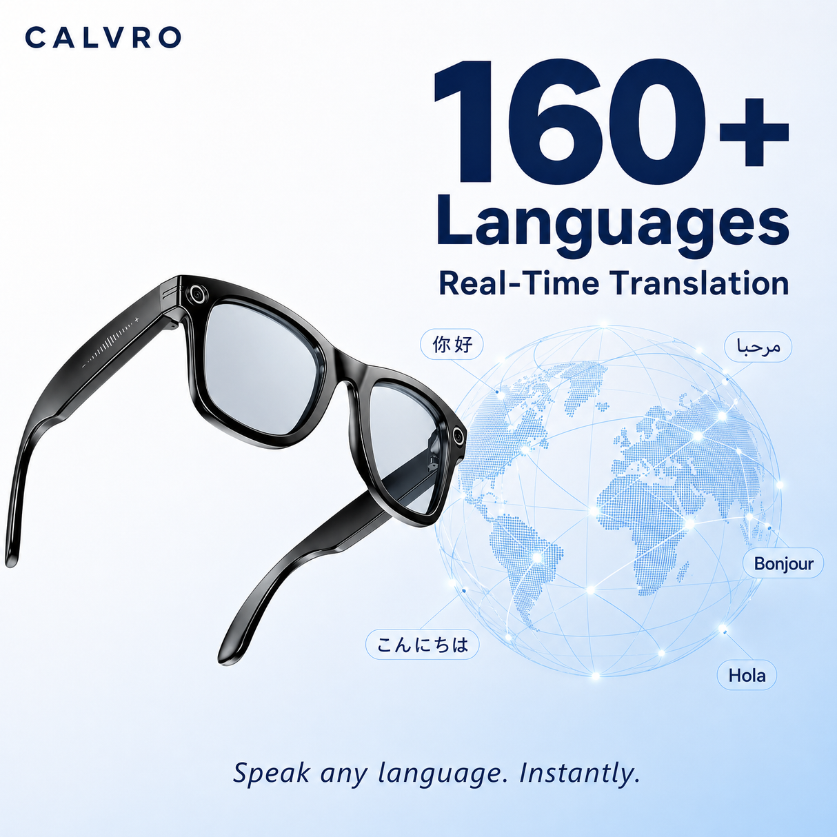 Smart AI Camera Glasses