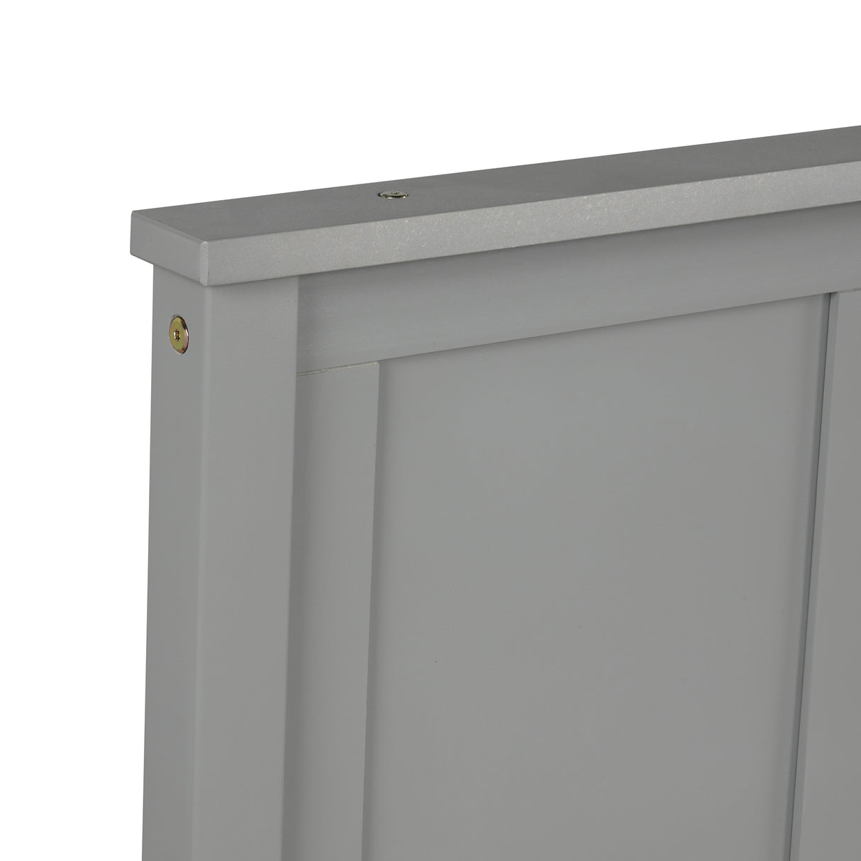 Platform Storage Bed 2 drawers with wheels, Twin Size Frame Gray