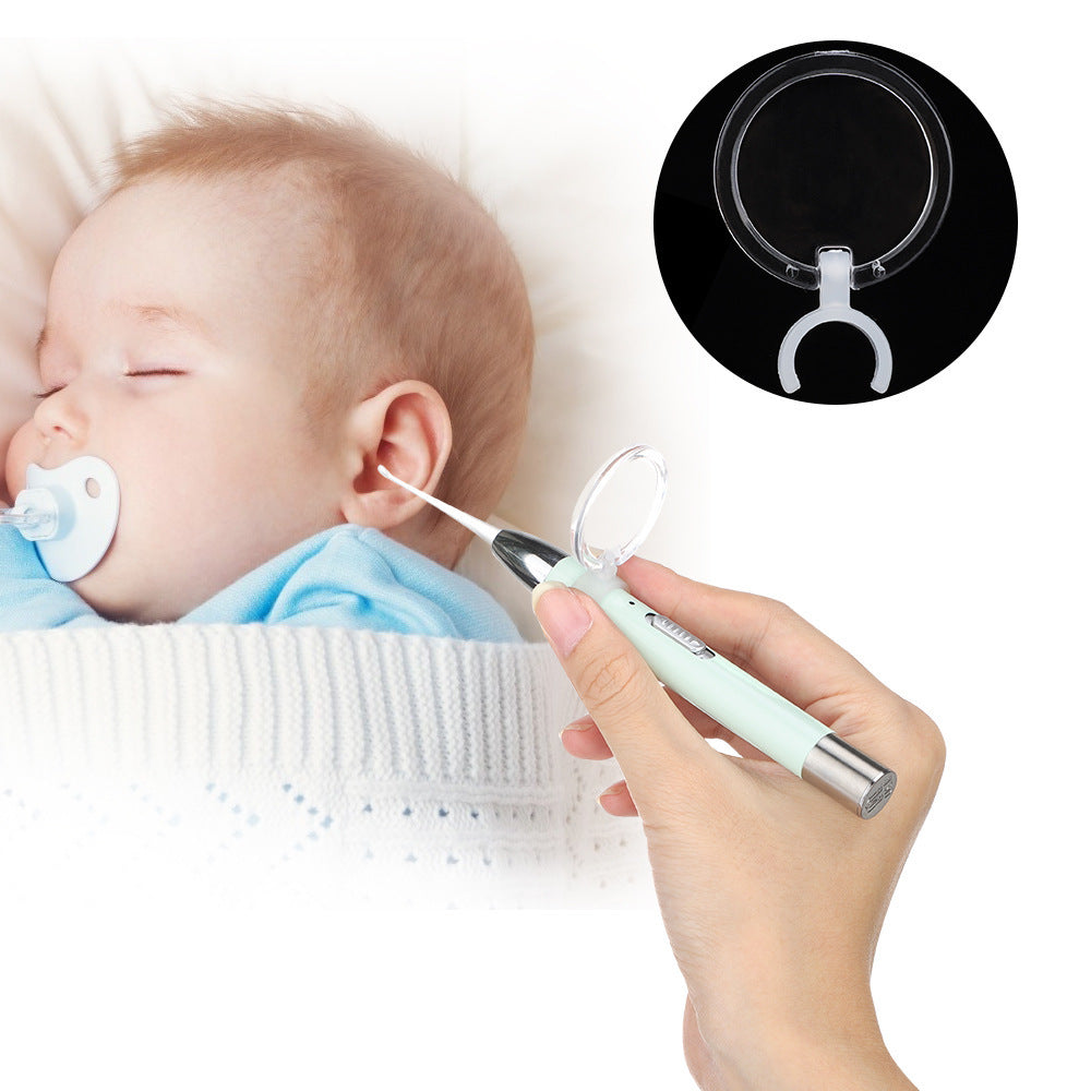 Illuminated Ear Scoop Ear Cleaner Pick Earmuff Ear Pick Visual Ear Scoop Children's Luminous Earwax Tweezers Set - V.I.P Digital Presence