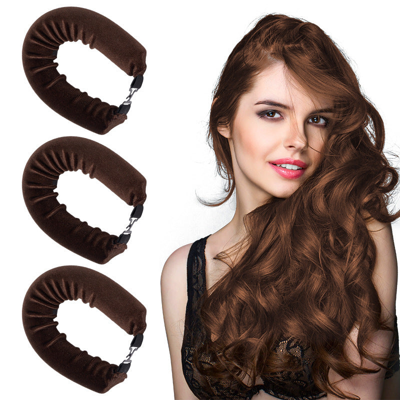 Sleeping lazy heatless hair curler simple big wave bold curling iron - V.I.P Digital Presence