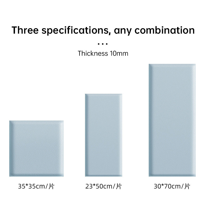 Kids' 3D Wall Stickers, Self - adhesive Soft Leather Bags, Anti - collision Wall & Bedhead Panels, 2 - 8 pcs - V.I.P Digital Presence