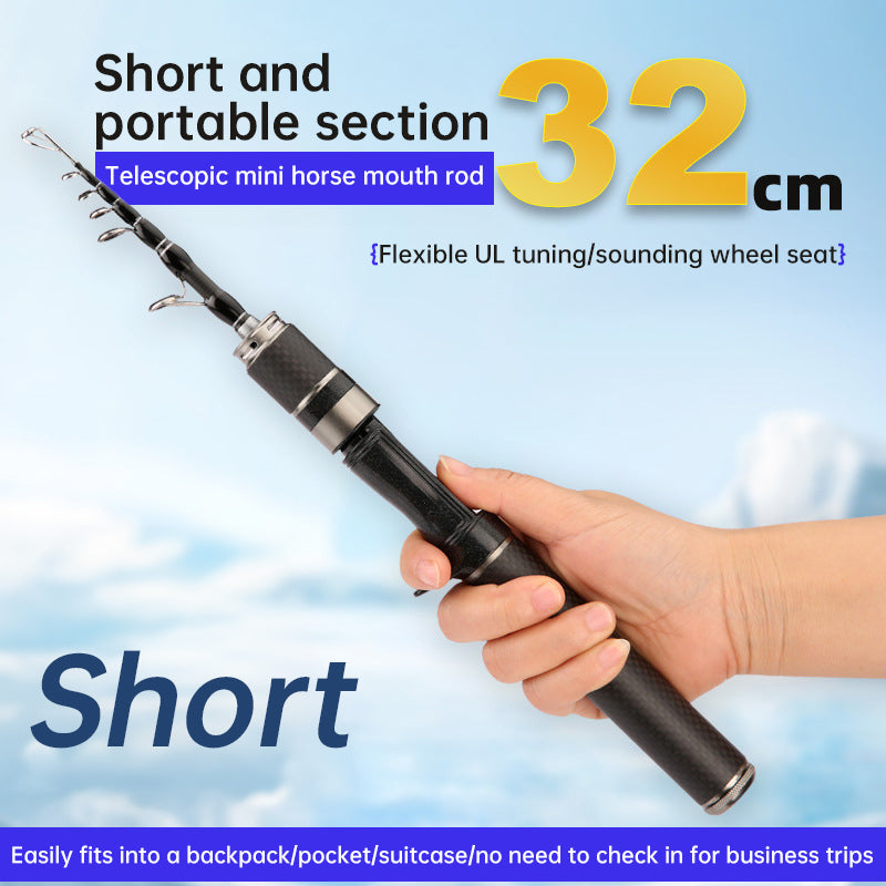 Portable Ultra - Short Carbon Fiber Telescopic Fishing Rod: 1.5m/1.68m/1.8m Options, Ideal for Sea Fishing with 32cm - Related C - V.I.P Digital Presence
