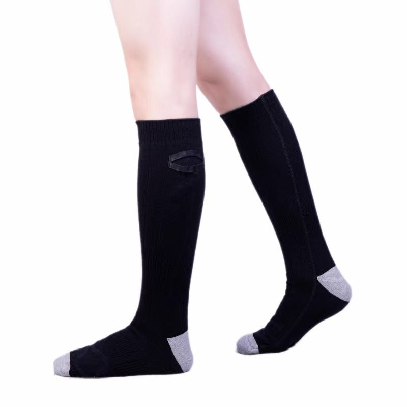 Hot socks for winter warmth, electric socks with USB charging, long tube, cold resistant socks for men and women, warm feet for winter heating - V.I.P Digital Presence