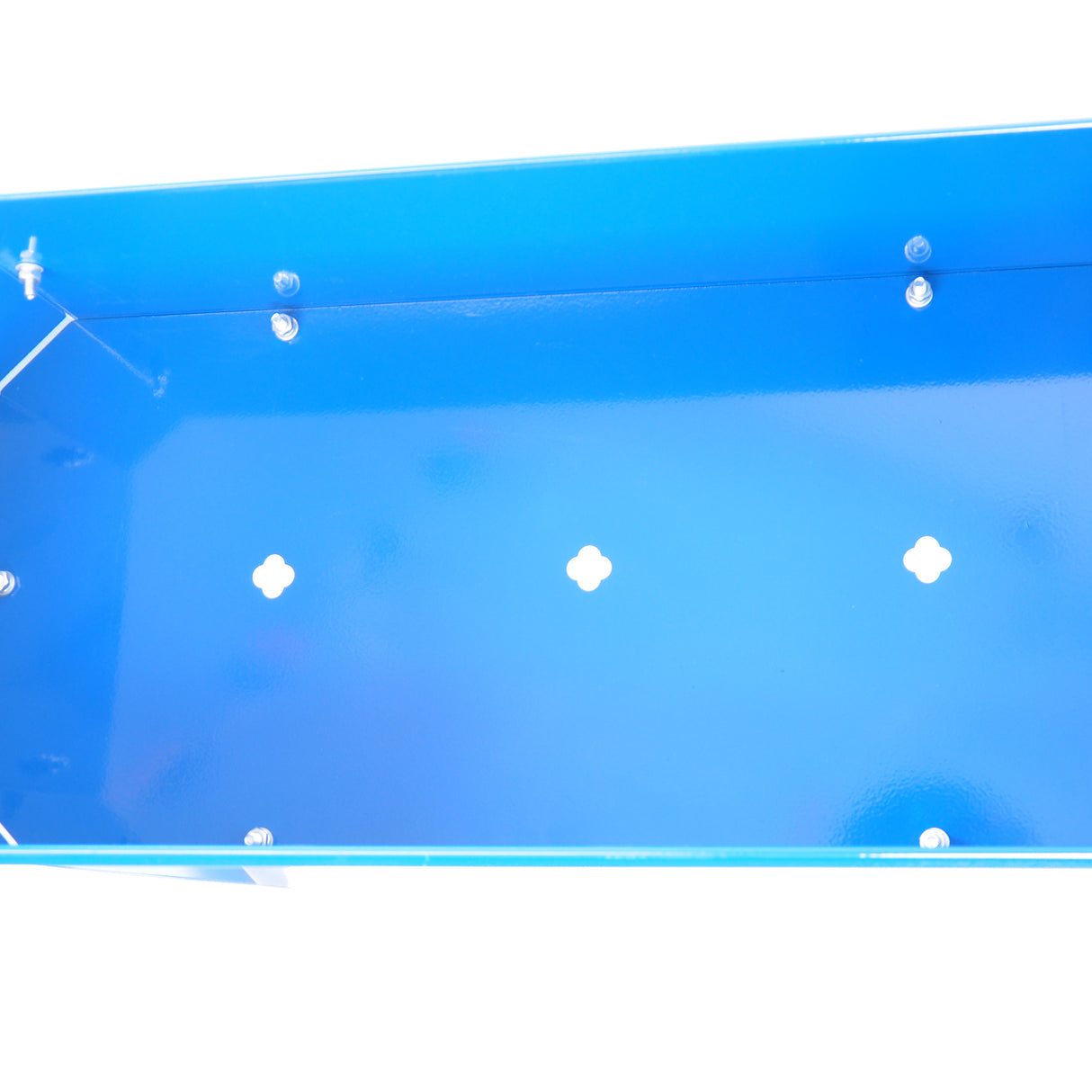 Elevated garden bed metal elevated outdoor flowerpot box suitable for backyard and terrace large flowerpot flower(Blue*2) - V.I.P Digital Presence