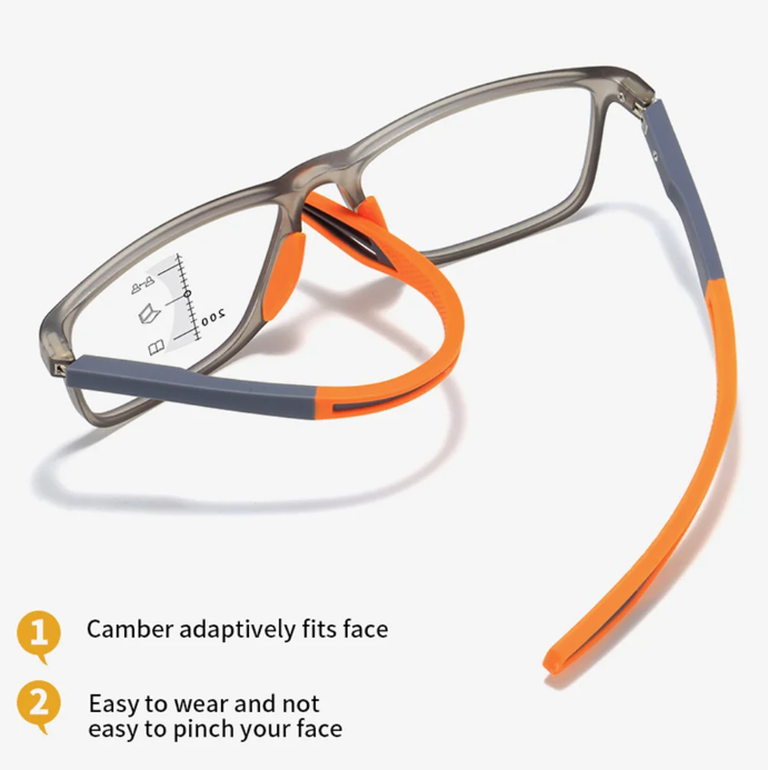 Classical Multifocal Progressive Reading Glasses Vintage Women Men Sports Presbyopia Eyewear Finished Optical Eyeglasses Diopter - V.I.P Digital Presence