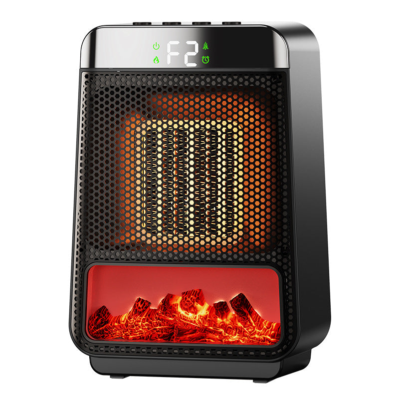 3D dynamic flame heater, household heater, silent and energy-saving PTC speed electric heater - V.I.P Digital Presence