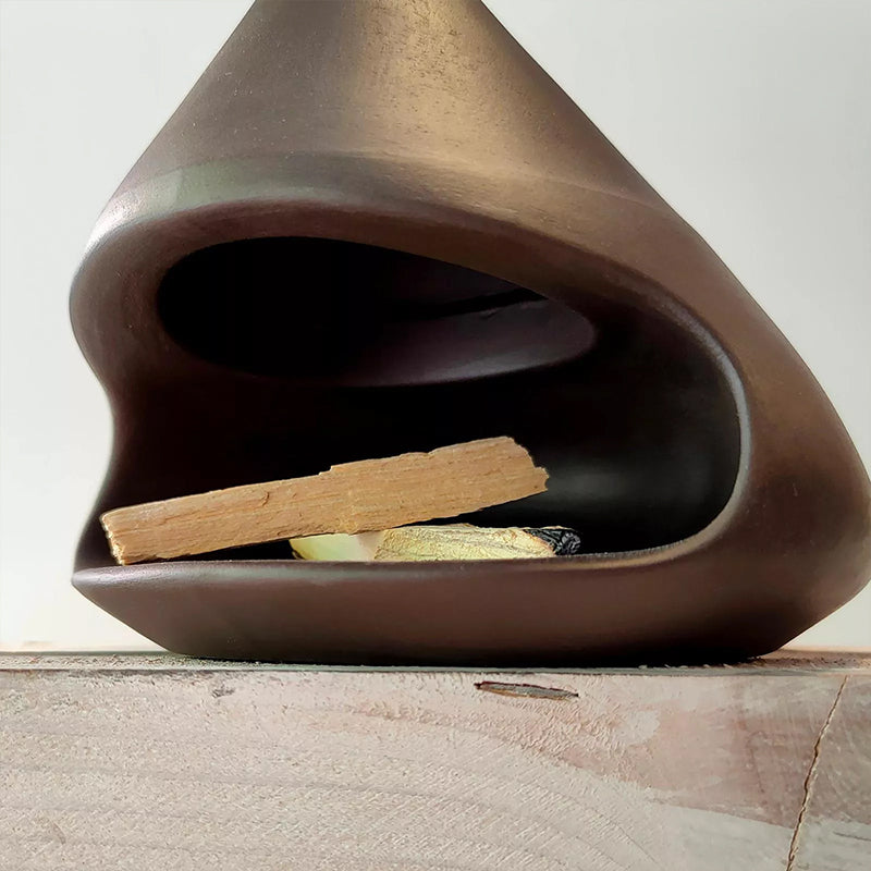 Handcrafted Ceramic Palo Santo and Sage Holder - A Practical Incense Burner and Scent Stand for Home Decor - V.I.P Digital Presence