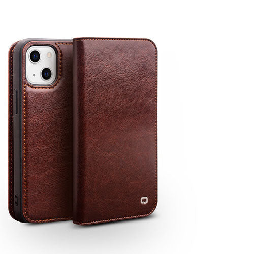 Suitable for iPhone 16 Promax phone case leather flip cover Apple 15 13 phone protective case card insertion - V.I.P Digital Presence
