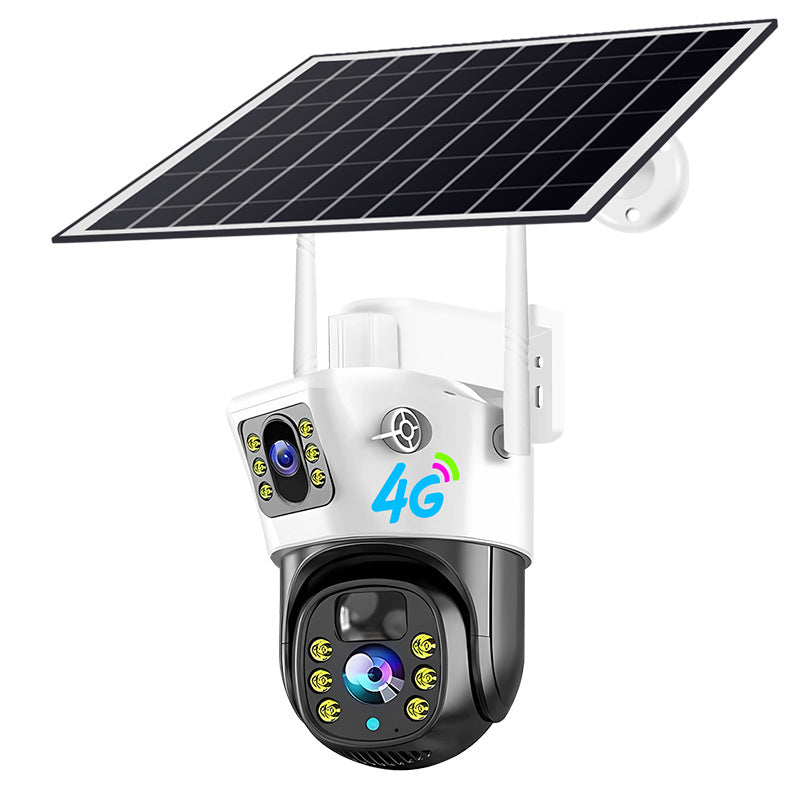 V380PRO 4G Solar Camera 4MP Dual Lens Home Security Camera With Solar Panel - V.I.P Digital Presence