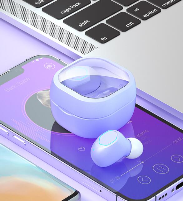 M21 Wireless Bluetooth Earphones 5.3 Mini High Beauty Translucent Bluetooth Earphones - V.I.P Digital Presence