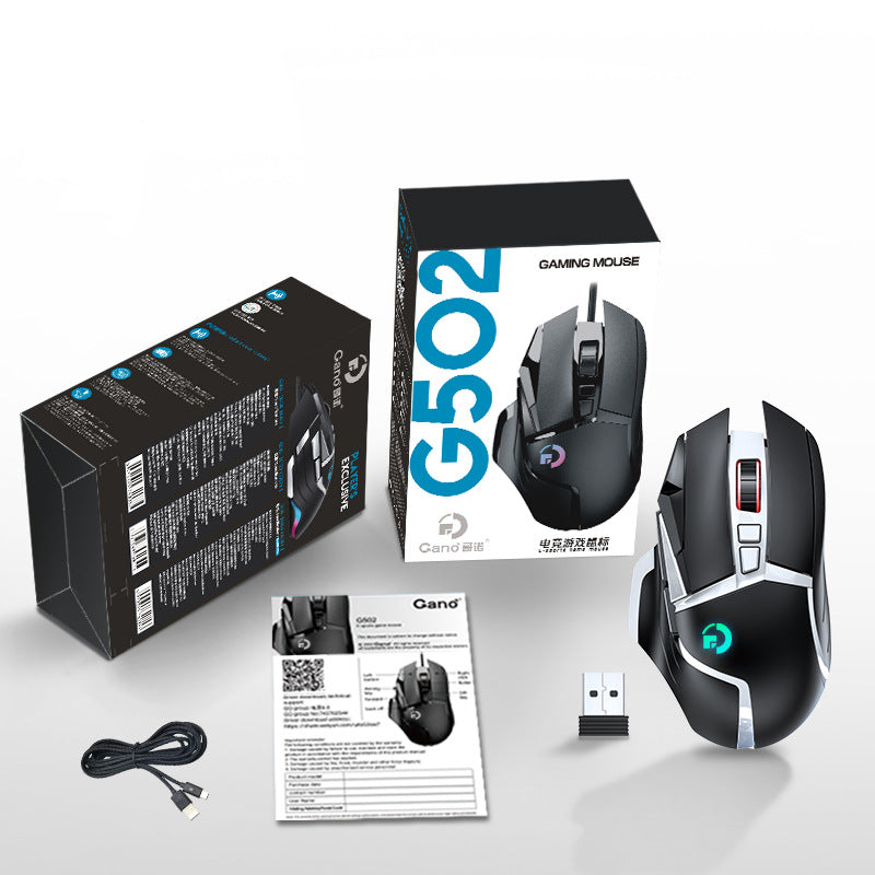 G502 wireless mouse 2.4G dual-mode office computer laptop RGB macro definition eating chicken LOLCF - V.I.P Digital Presence