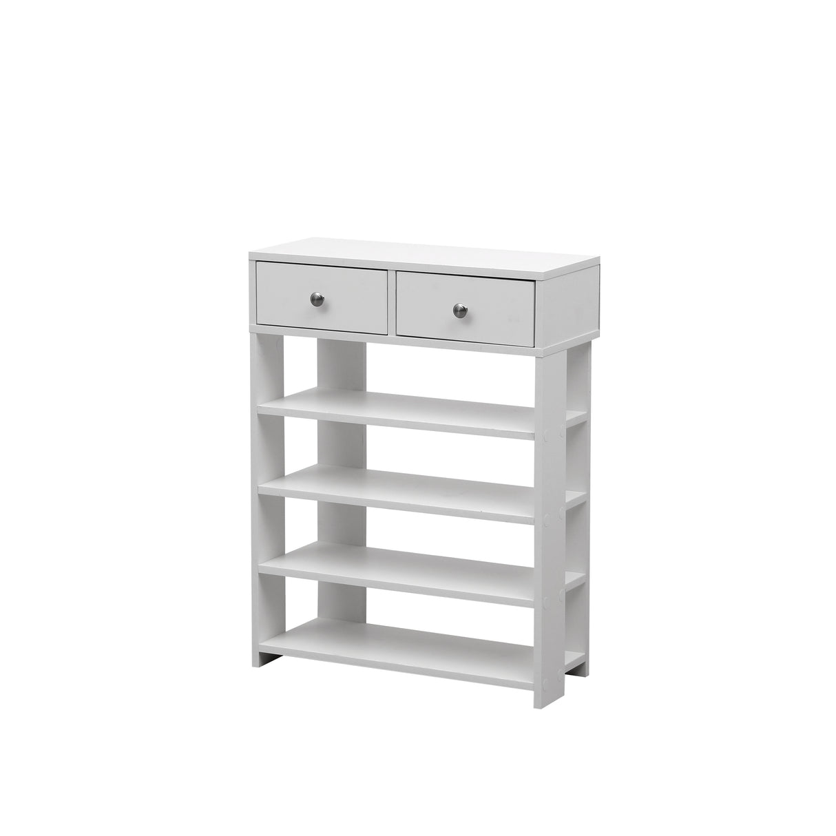 Storage Rack Storage Organiser in the Entryway Economical Home Shoe Rack Multi-Layer Shoe Cabinet (White) - V.I.P Digital Presence